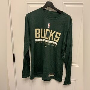 Nike Green Milwaukee Bucks NBA Tee